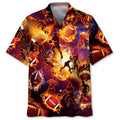 Hawaiian Shirt / Adults / S Rugby Fire Hawaiian Shirt