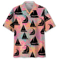 Hawaiian Shirt / Adults / S Sailing Pink Hawaiian Shirt
