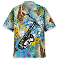 Hawaiian Shirt / Adults / S Saxophone Color Hawaiian Shirt