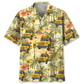 Hawaiian Shirt / Adults / S School Bus Coconut Hawaiian Shirt
