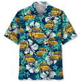 Hawaiian Shirt / Adults / S School Bus Tropical Hawaiian Shirt