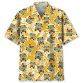 Hawaiian Shirt / Adults / S School Bus Tropical Hawaiian Shirt