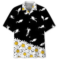 Hawaiian Shirt / Adults / S Scuba Diving Daisy Flower Hawaiian Shirt
