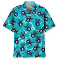 Hawaiian Shirt / Adults / S Scuba Diving Mask Dog Hawaiian Shirt