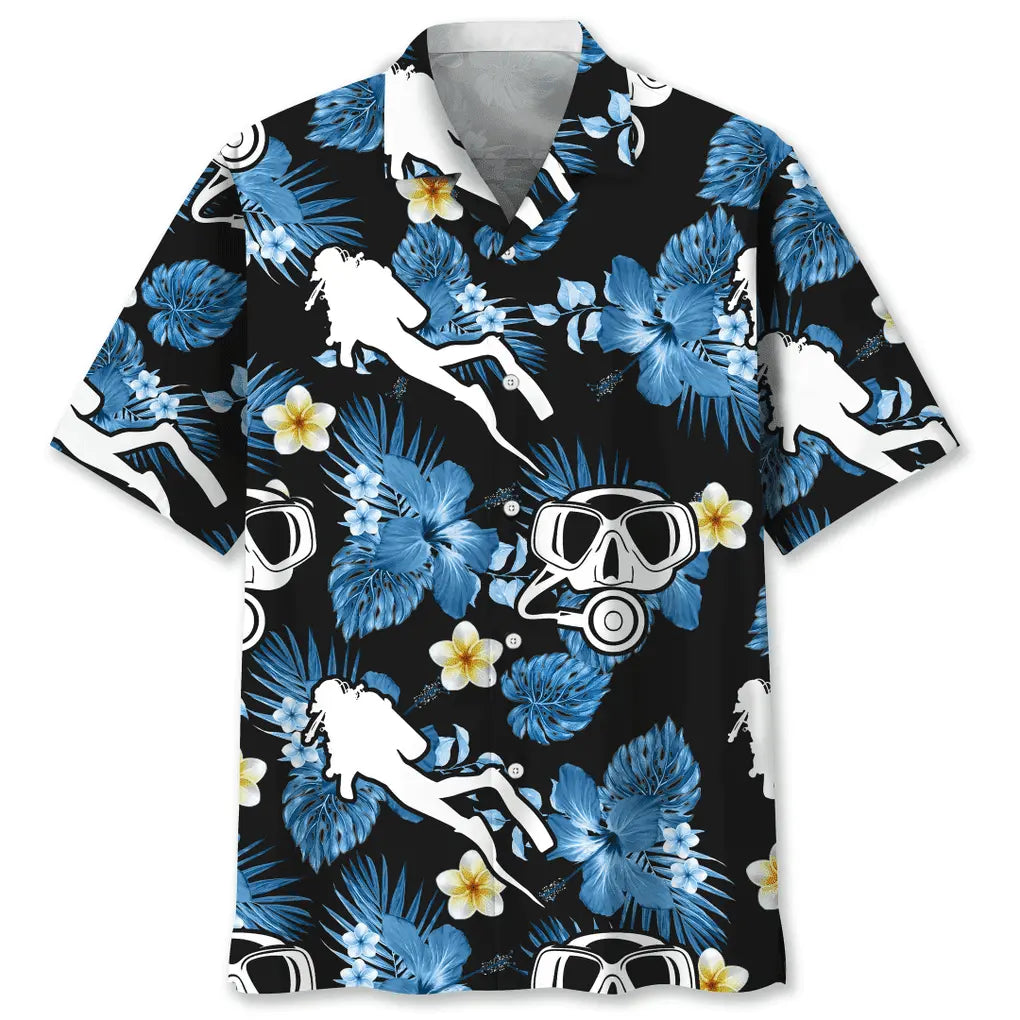 Hawaiian Shirt / Adults / S Scuba Diving Nature Hawaiian Shirt