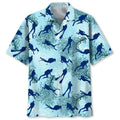Hawaiian Shirt / Adults / S Scuba Diving Ocean Light Hawaiian Shirt