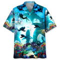 Hawaiian Shirt / Adults / S Scuba Diving Shark Hawaiian Shirt