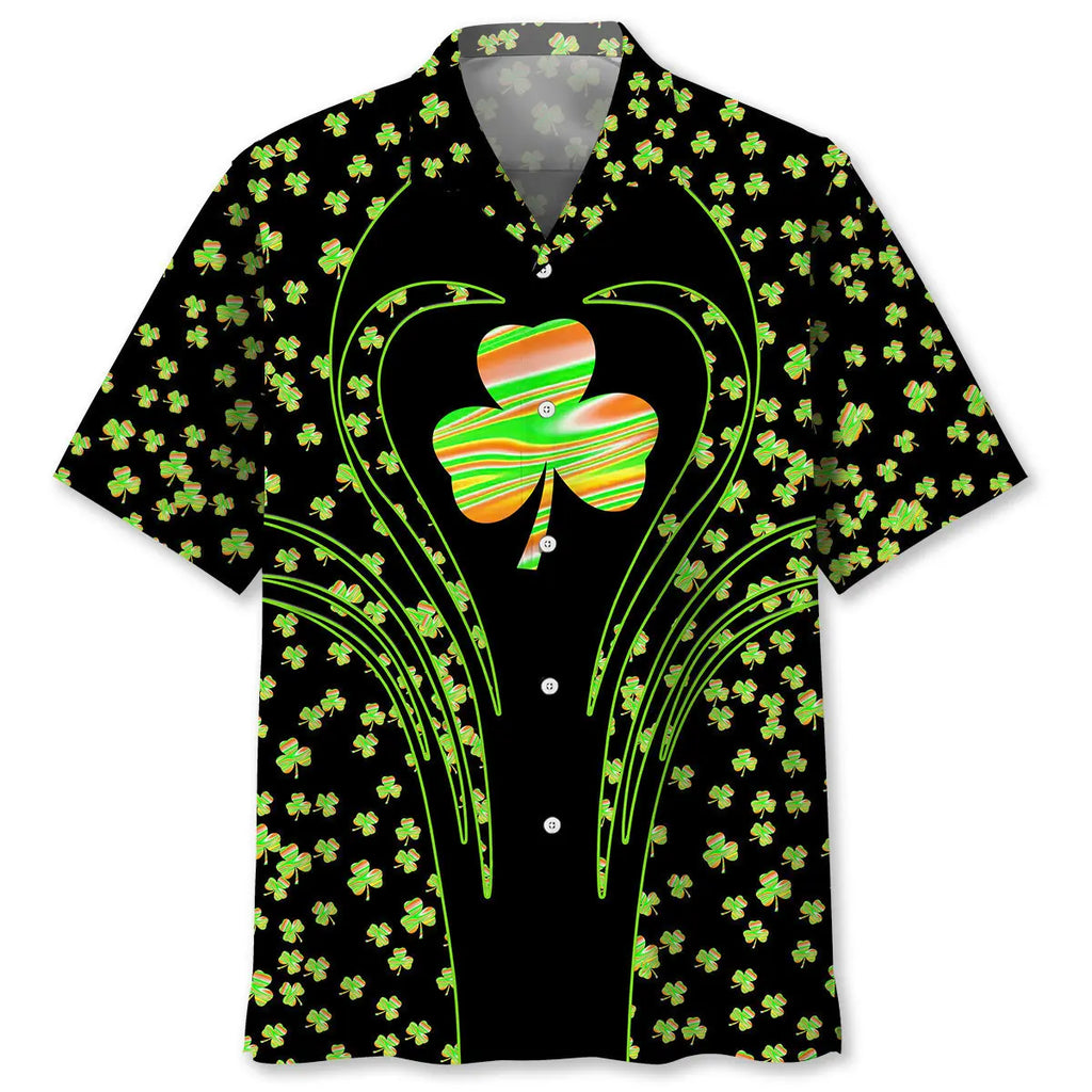Hawaiian Shirt / Adults / S Shamrock Irish St.Patrick Day Hawaiian Shirt