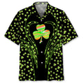 Hawaiian Shirt / Adults / S Shamrock Irish St.Patrick Day Hawaiian Shirt
