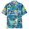 Hawaiian Shirt / Adults / S Shark Aloha Hawaiian Shirt