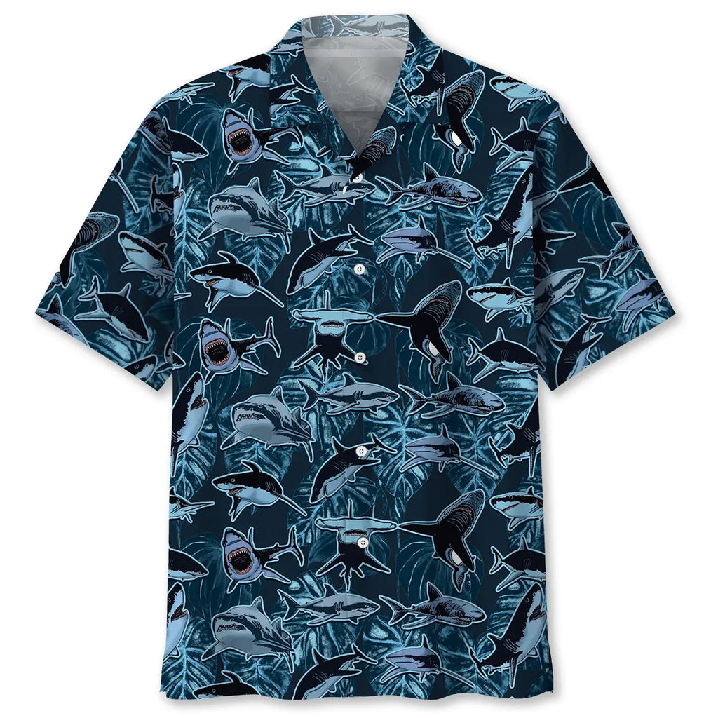 Hawaiian Shirt / Adults / S Shark Camouflage Hawaiian Shirt