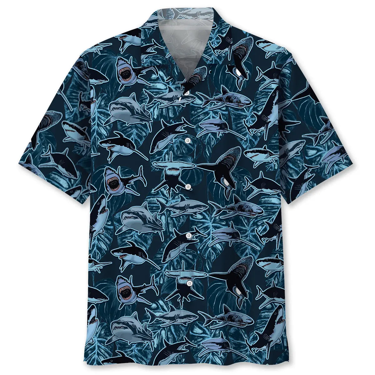 Hawaiian Shirt / Adults / S Shark Camouflage Hawaiian Shirt
