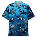 Hawaiian Shirt / Adults / S Shark Deep Sea Hawaiian Shirt