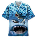 Hawaiian Shirt / Adults / S Shark Jaw Hawaiian Shirt