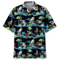 Hawaiian Shirt / Adults / S Shark Under Sea Hawaiian Shirt