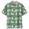 Hawaiian Shirt / Adults / S Shih Tzu Hawaiian Beach Hawaiian Shirt