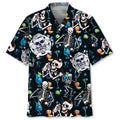 Hawaiian Shirt / Adults / S Skeleton Bartender Hawaiian Shirt