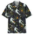 Hawaiian Shirt / Adults / S Skiing Hawaiian Nature Hawaiian Shirt