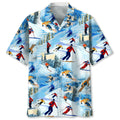 Hawaiian Shirt / Adults / S Skiing Land Hawaiian Shirt