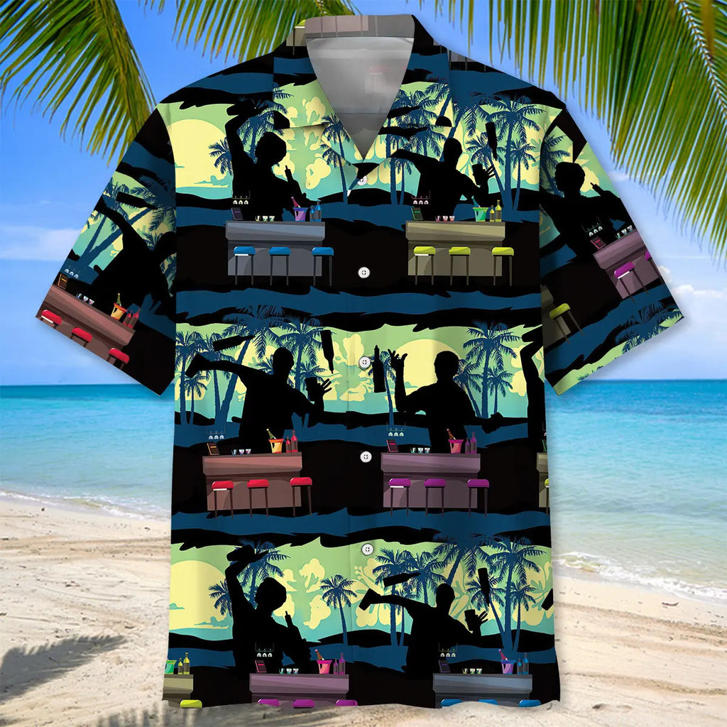 Skill Show Off Bartender Hawaiian Shirt