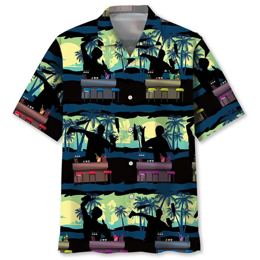 Hawaiian Shirt / Adults / S Skill Show Off Bartender Hawaiian Shirt