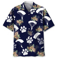 Hawaiian Shirt / Adults / S Skydiving Dog Tropical Hawaiian Shirt