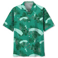 Hawaiian Shirt / Adults / S Skydiving Kelly Green Hawaiian Shirt