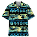 Hawaiian Shirt / Adults / S Skydiving Nature Beach Hawaiian Shirt