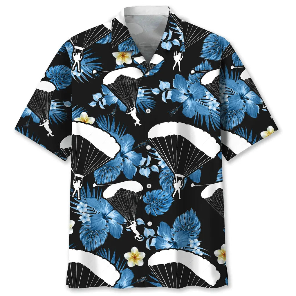 Hawaiian Shirt / Adults / S Skydiving Nature Hawaiian Shirt
