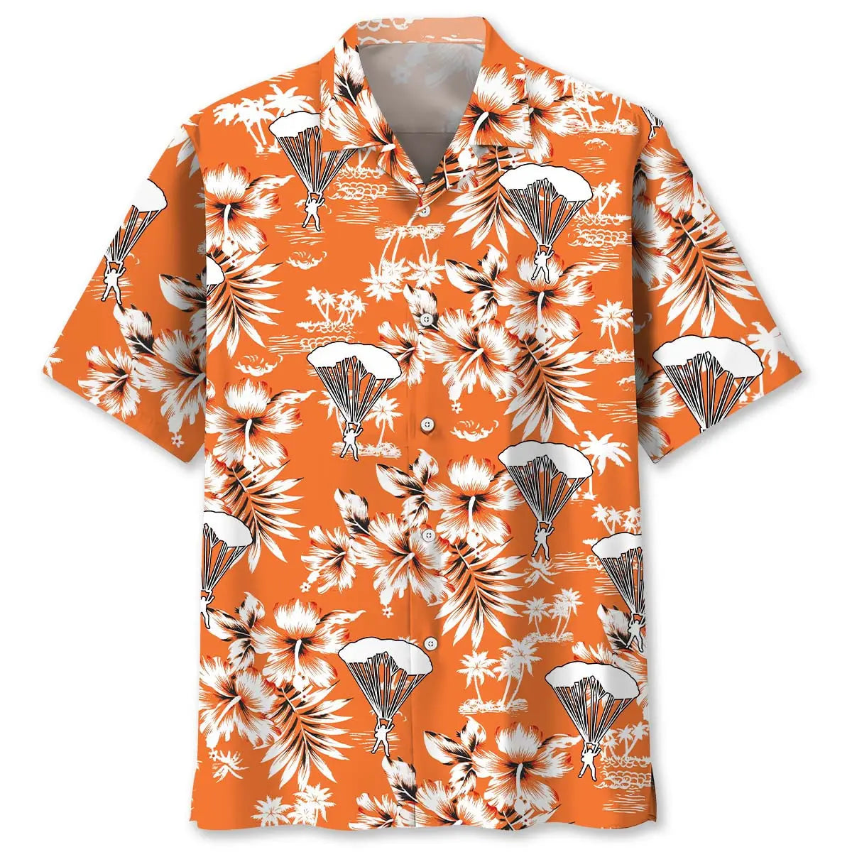 Hawaiian Shirt / Adults / S Skydiving Nature Hawaiian Shirt