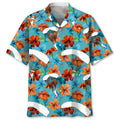 Hawaiian Shirt / Adults / S Skydiving Nature Tropical Hawaiian Shirt