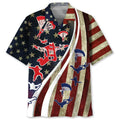 Hawaiian Shirt / Adults / S Skydiving Vintage Hawaiian Shirt