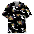 Hawaiian Shirt / Adults / S Surfing Hawaiian Nature Hawaiian Shirt