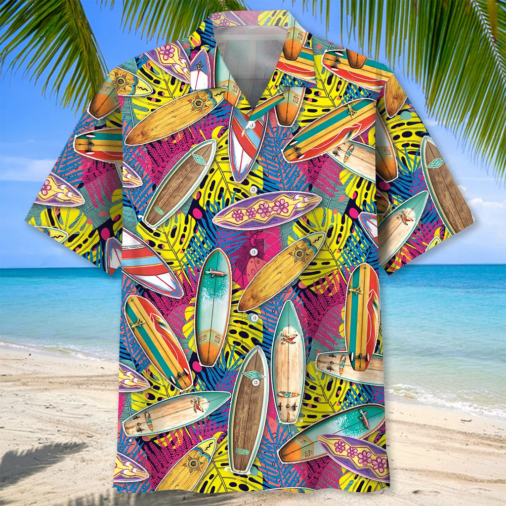 Surfing Nature Hawaiian Shirt