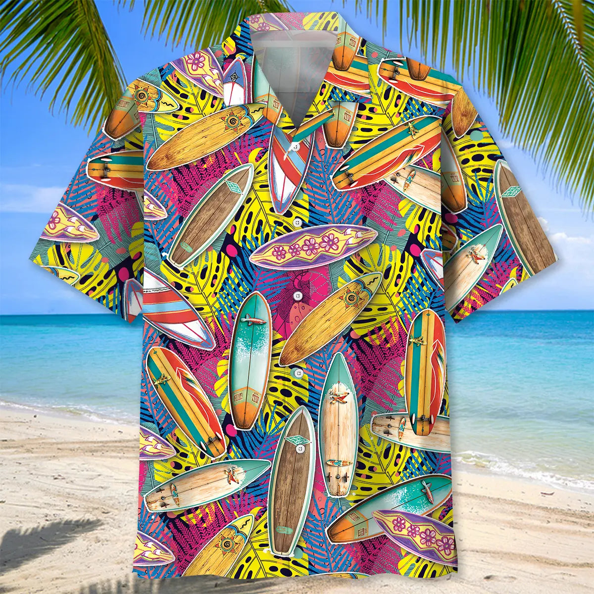 Surfing Nature Hawaiian Shirt