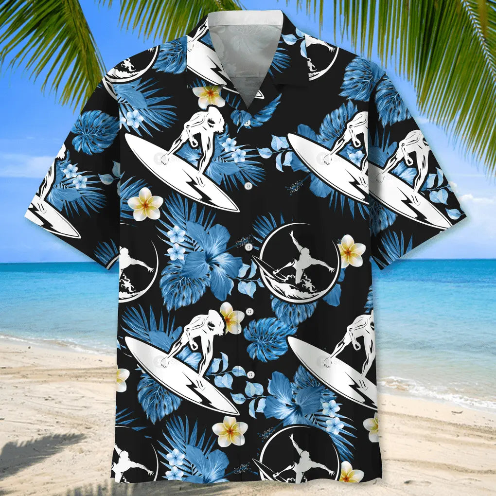 Surfing Nature Hawaiian Shirt