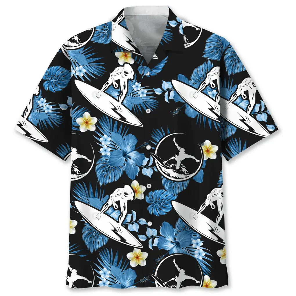 Hawaiian Shirt / Adults / S Surfing Nature Hawaiian Shirt