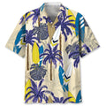 Hawaiian Shirt / Adults / S Surfing Palm Hawaiian Shirt