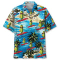 Hawaiian Shirt / Adults / S Surfing Pickle Hawaiian Shirt