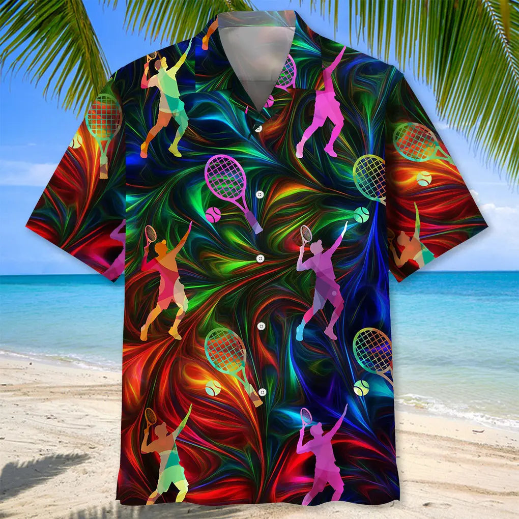 Tennis Color Hawaiian Shirt