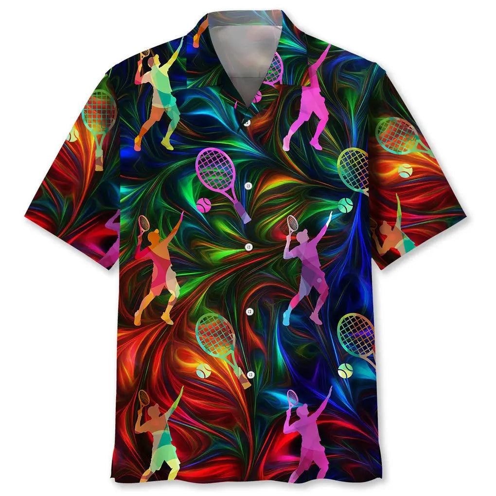 Hawaiian Shirt / Adults / S Tennis Color Hawaiian Shirt