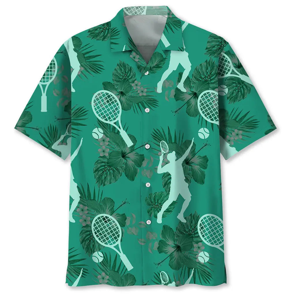 Hawaiian Shirt / Adults / S Tennis Kelly Green Hawaiian Shirt