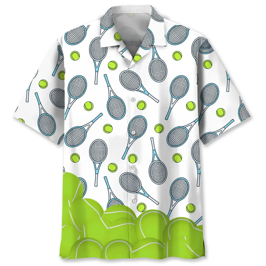 Hawaiian Shirt / Adults / S Tennis Lovers Hawaiian Shirt