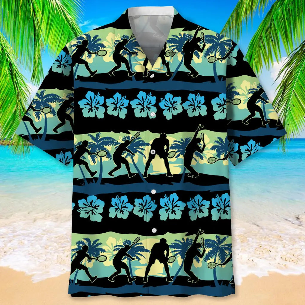 Tennis Nature Beach Hawaiian Shirt