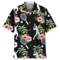 Hawaiian Shirt / Adults / S Tennis Nature Flower Hawaiian Shirt