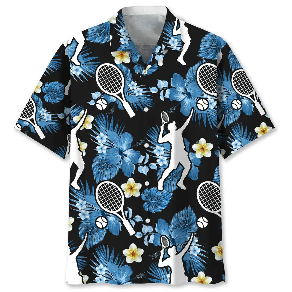 Hawaiian Shirt / Adults / S Tennis Nature Hawaiian Shirt