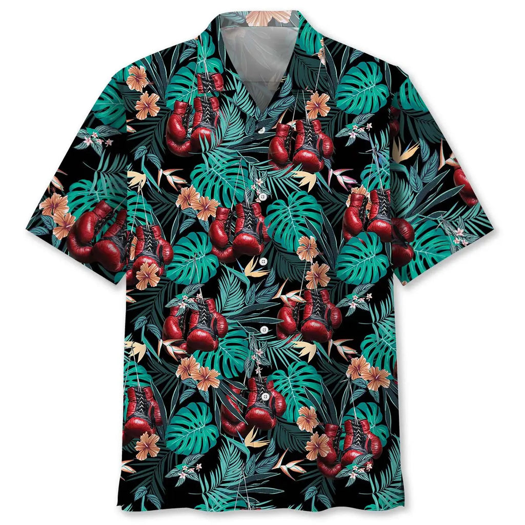 Hawaiian Shirt / Adults / S Tropical Boxing Gloves Hawaiian Shirt