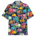 Hawaiian Shirt / Adults / S Tropical Camping Color Hawaiian Shirt