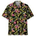 Hawaiian Shirt / Adults / S Tropical Vintage Music Trumpet Hawaiian Shirt