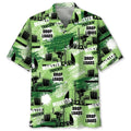 Hawaiian Shirt / Adults / S Trucker Green Hawaiian Shirt